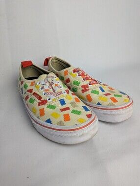 VANS Gummy Bear Shoes For Kids Unisex Size 2 Flat Shoes Elastic Laces